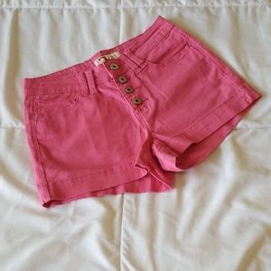 Lei Pink High Rise Shorts